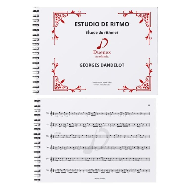 Libro de Solfeo George Dandelot de Duenex Academia
